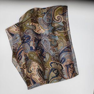 Women's Striped Farbic/ Tapestry Pattern Scarf 2 Piece